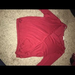 Red long sleeve